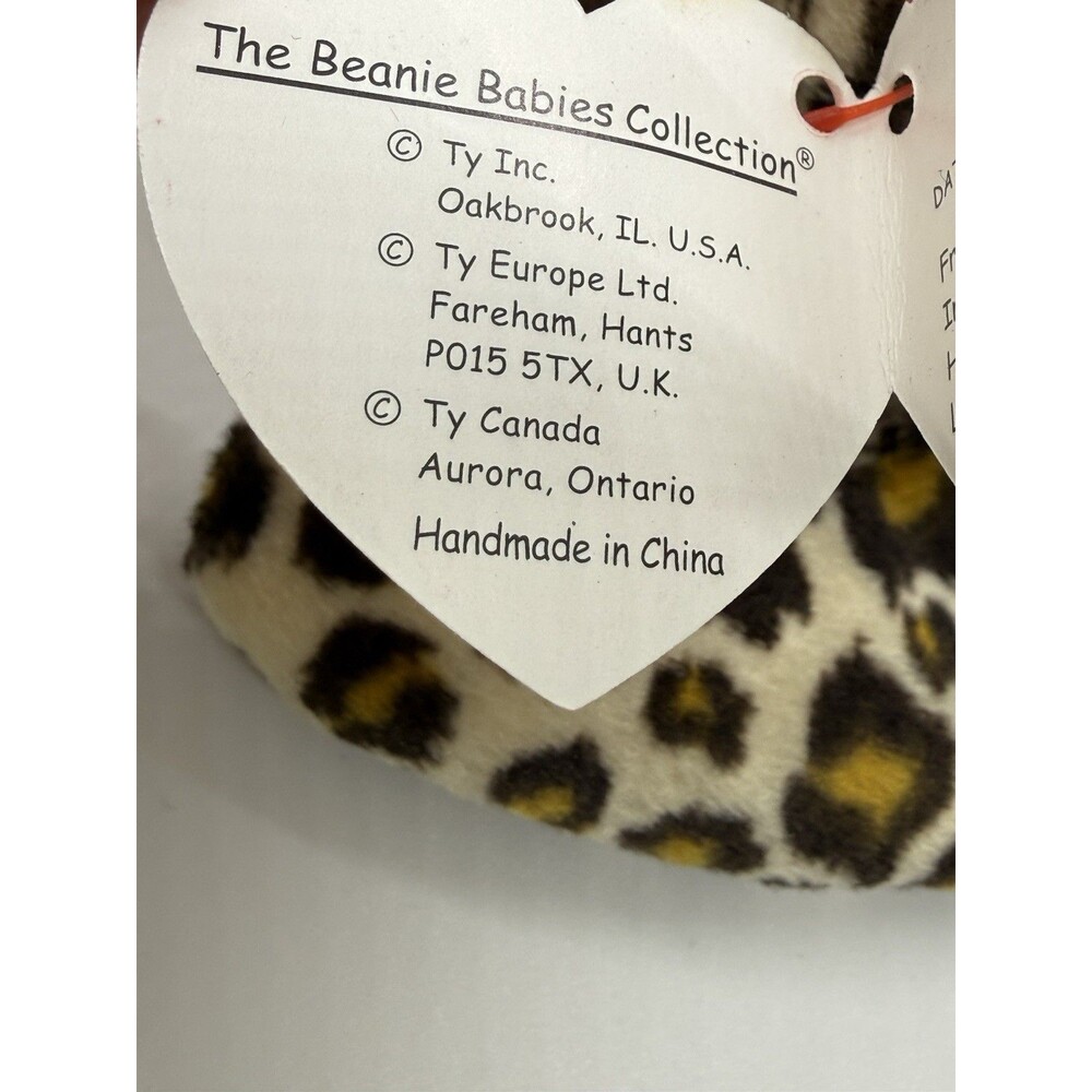 Ty Beanie Babies Freckles the Leopard Plush 1996 Retired Collectible Plush Toy - Picture 4 of 13